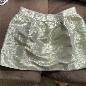 Banana Republic mid-thigh flare skirt.